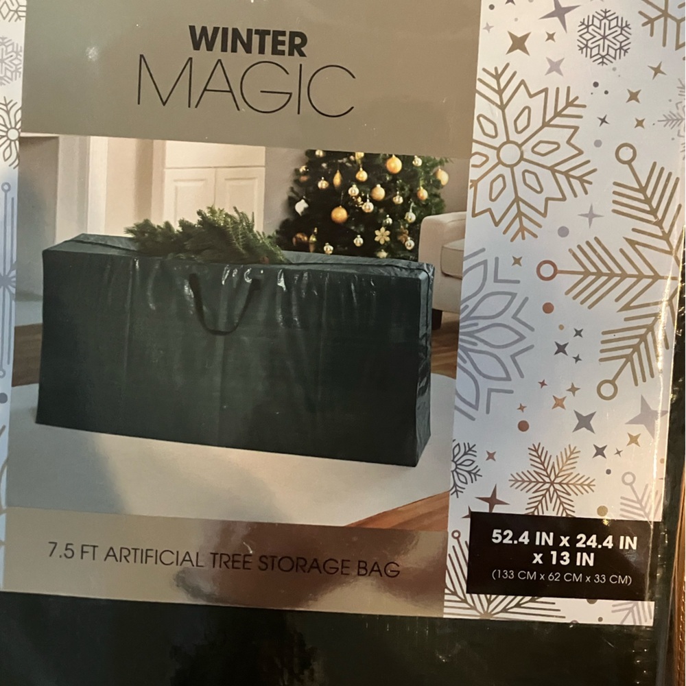 Green Tree Storage Bag